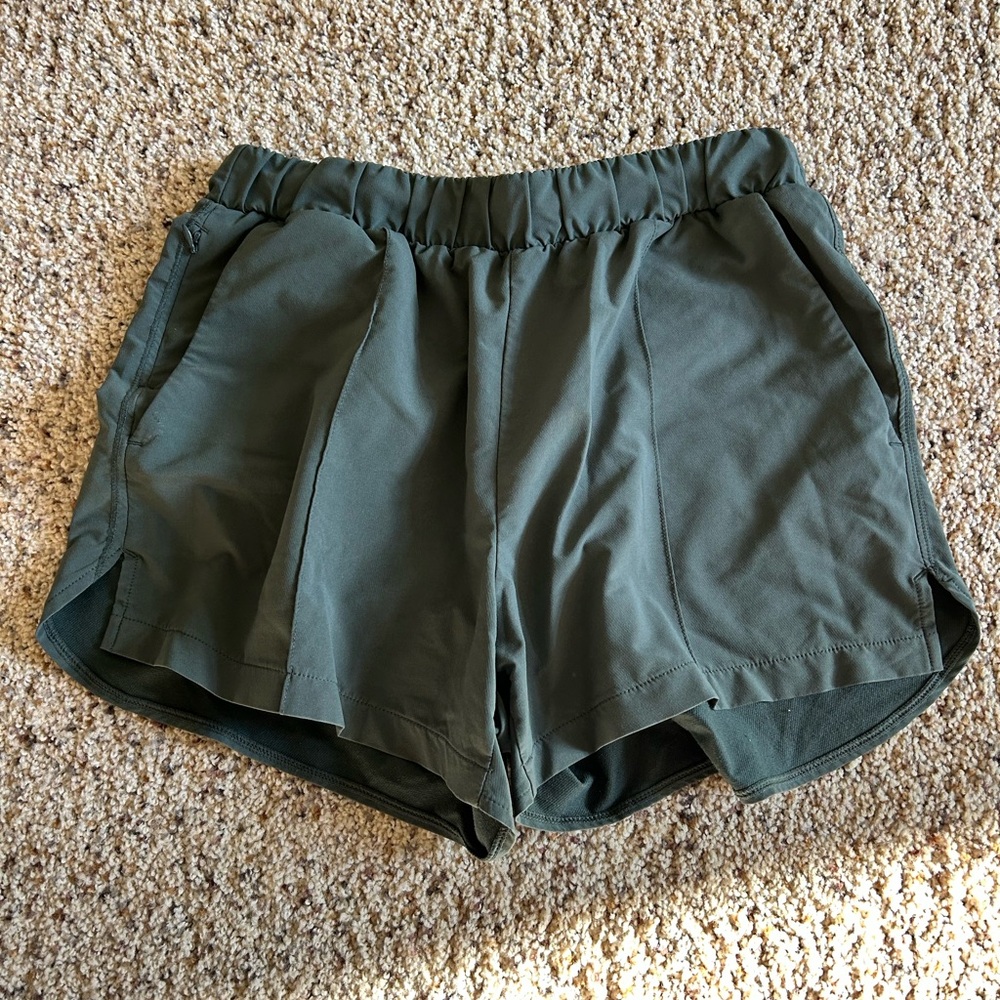 Zella Taylor Gateway High Waist Shorts, Small